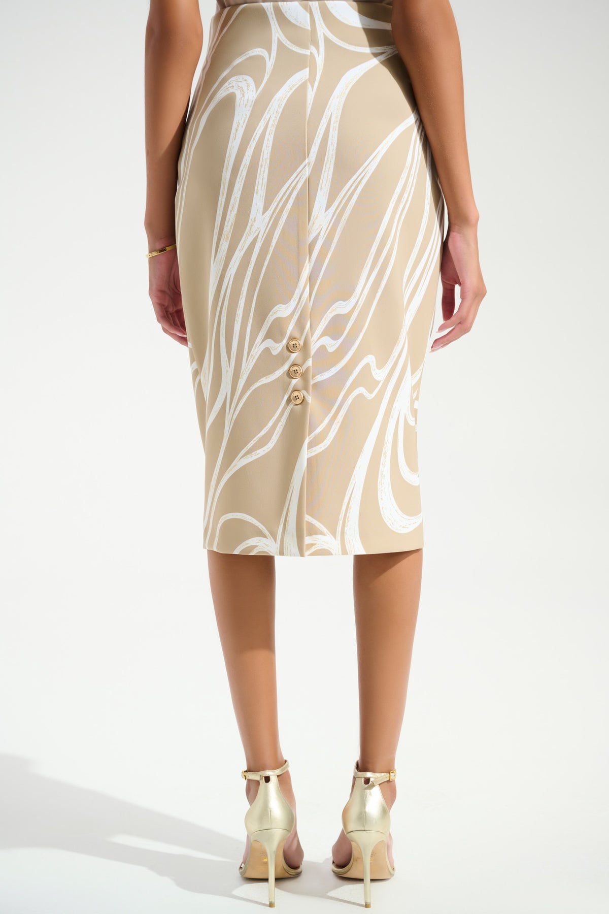 High-Waisted Pencil Skirt with Blazer Twin Set 9001