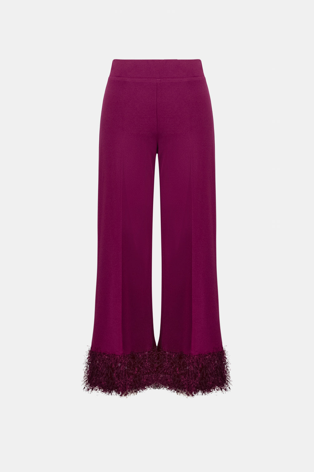 Scuba Crepe Fitted Blazer & Pant Suit With Fringe 9003