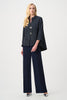 Foil-Textured Jacquard Trapeze Jacket 814