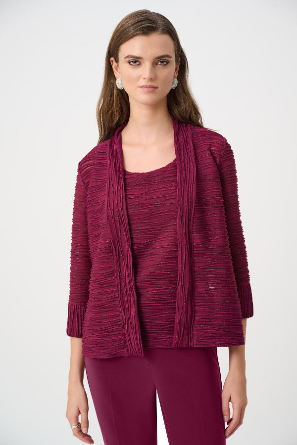 Sparkle Cascade 2 piece Jacket With Cami 836