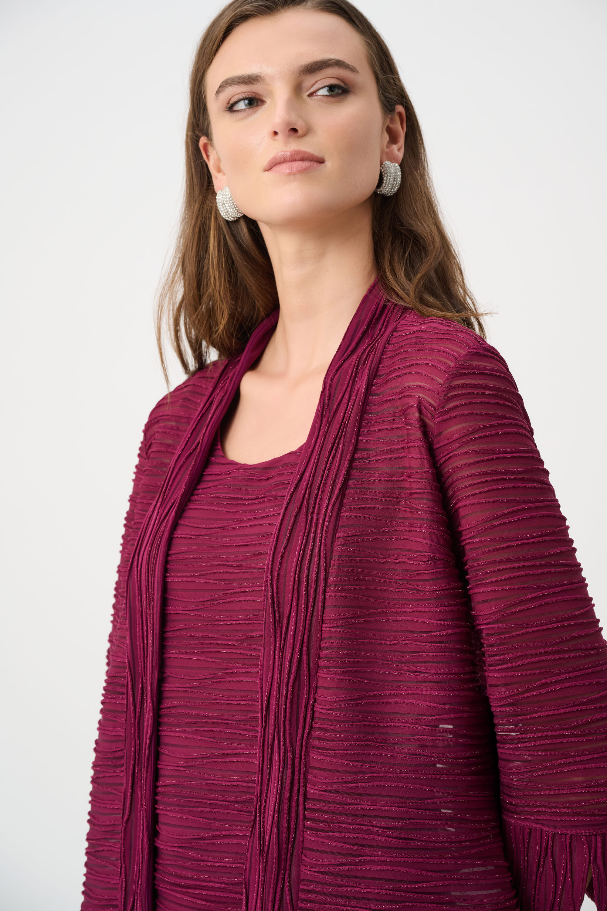 Sparkle Cascade 2 piece Jacket With Cami 836