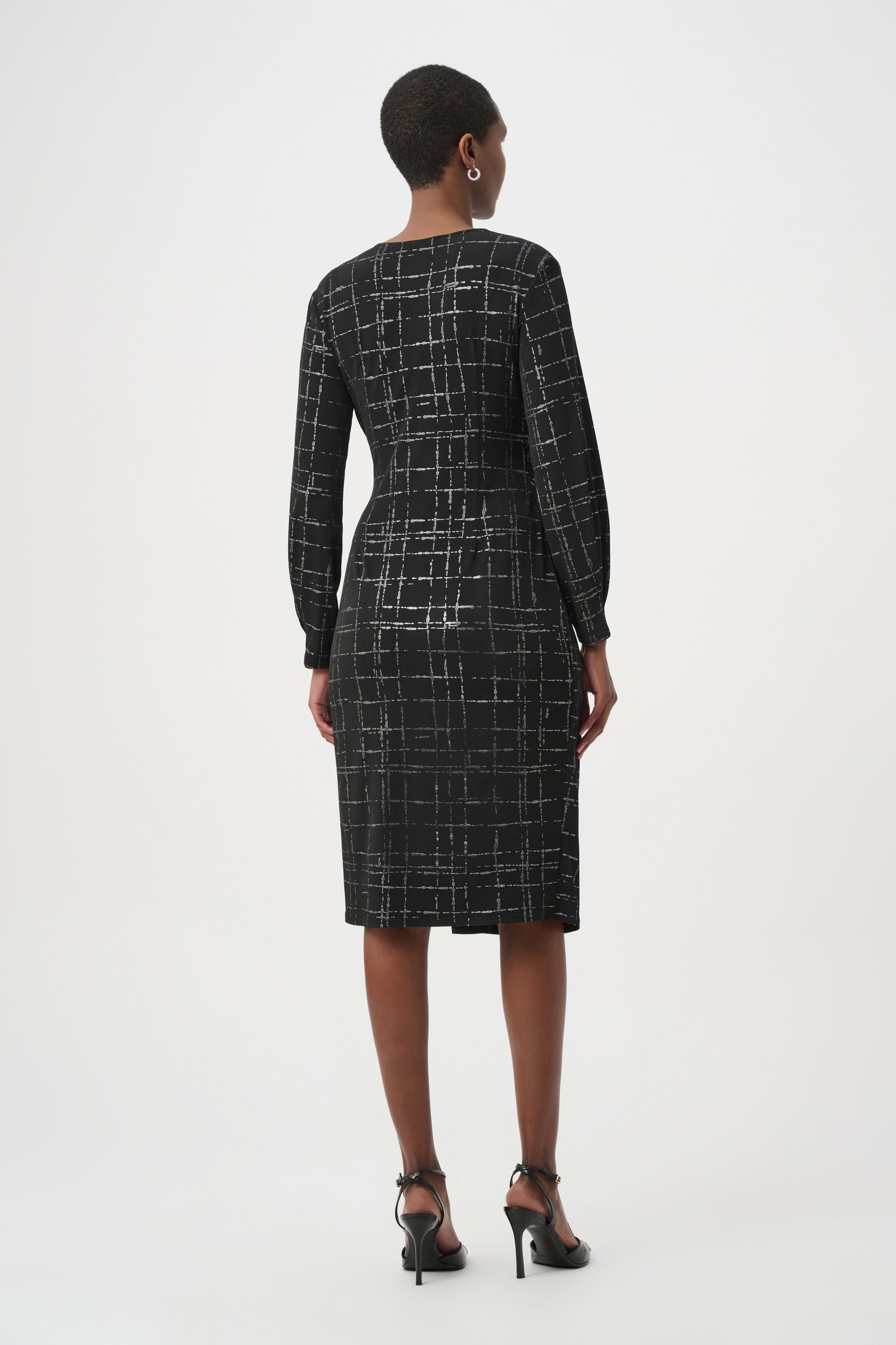 Plaid Wrap Dress 862