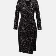 Plaid Wrap Dress 9013