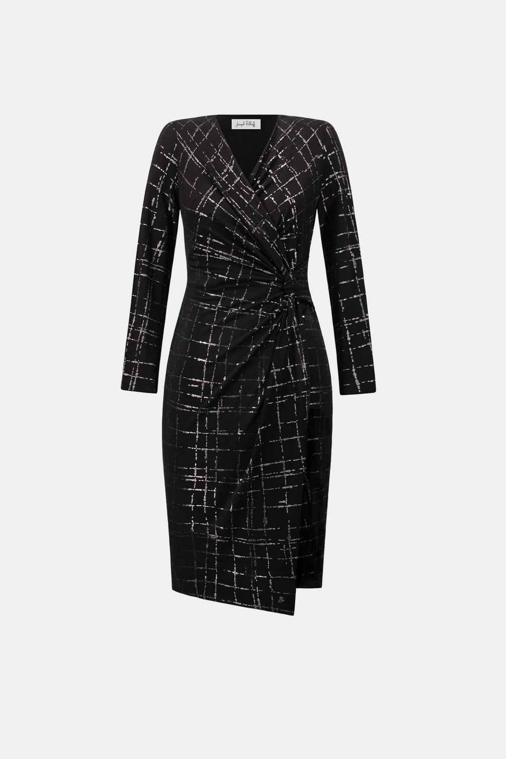 Plaid Wrap Dress 9013