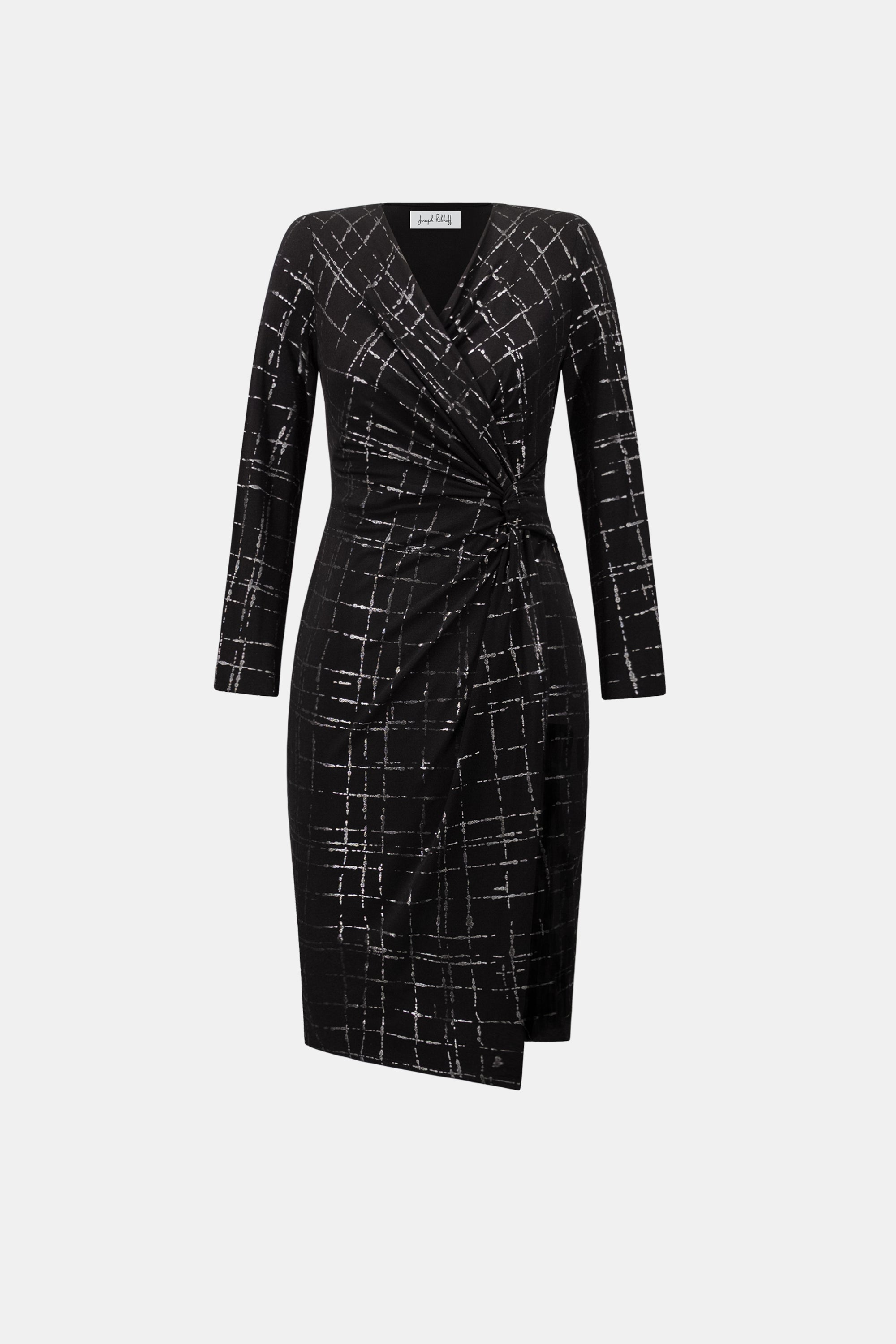 Plaid Wrap Dress 862