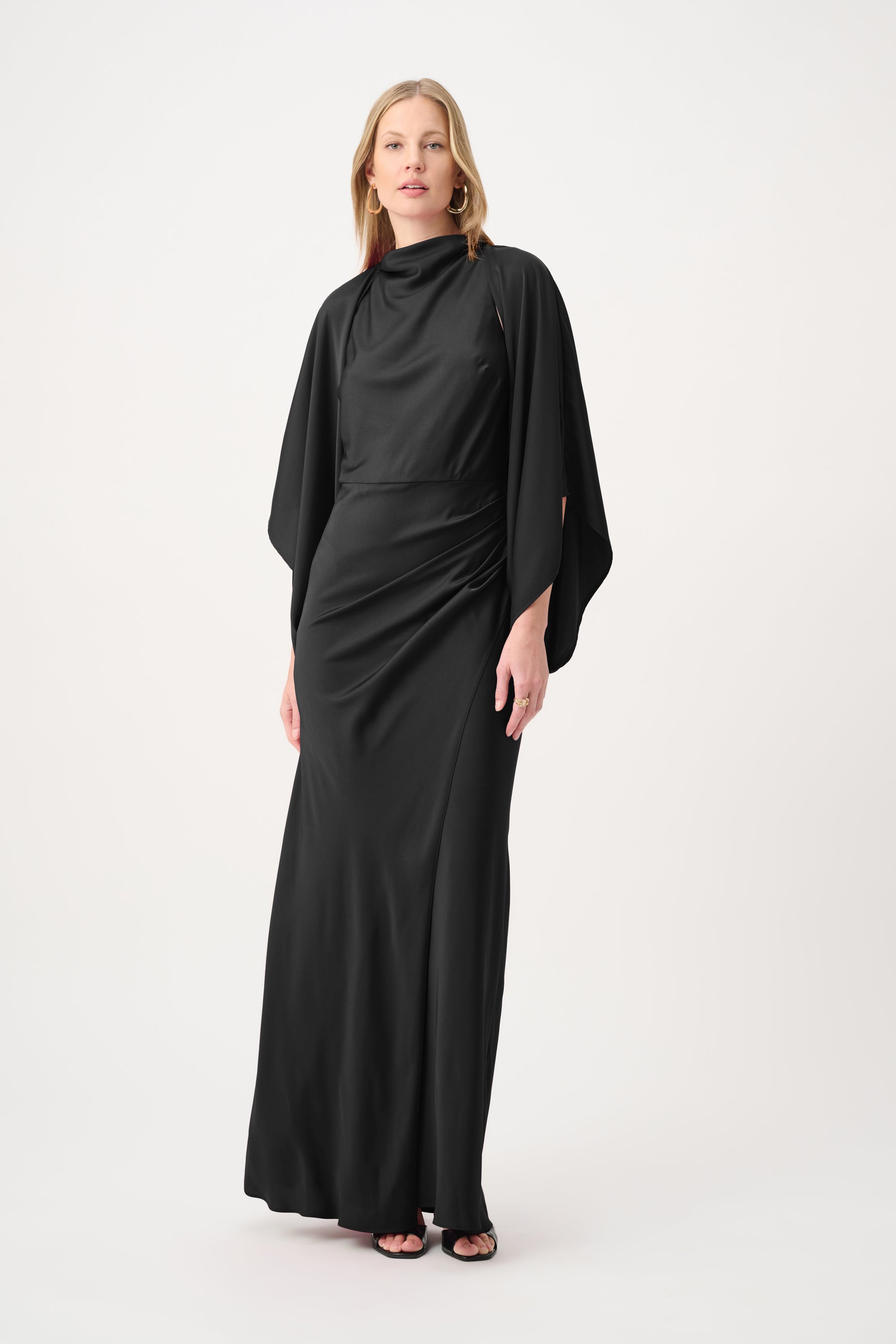 Satin Dolman Sleeve Cover-Up 864