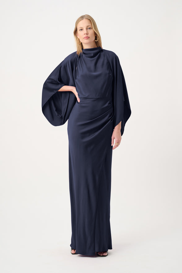 Satin Dolman Sleeve Cover-Up 864