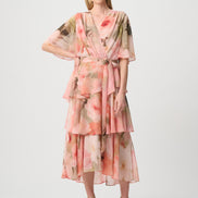 Printed Chiffon Fit & Flare Dress 867