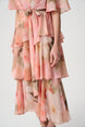 Printed Chiffon Fit & Flare Dress 867