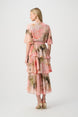 Printed Chiffon Fit & Flare Dress 867