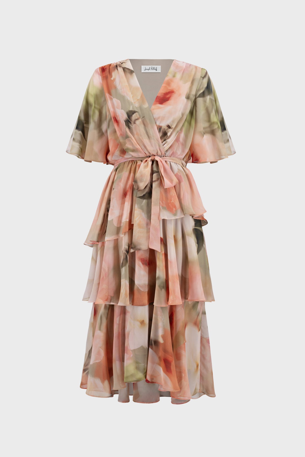 Printed Chiffon Fit & Flare Dress 867