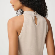 Rhinestone Mock-Neck Top 870