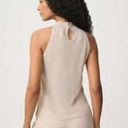 Rhinestone Mock-Neck Top 870