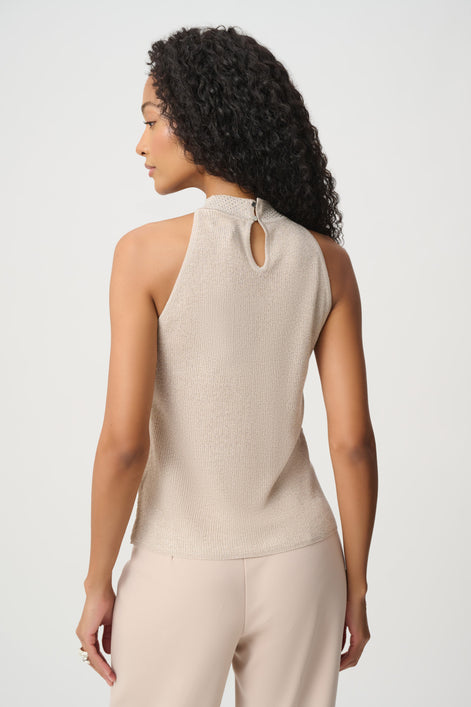 Rhinestone Mock-Neck Top 870