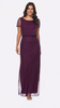 Beaded Stretch Tulle Blouson Dress 400