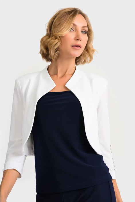 Silky Knit 3/4 Sleeve Bolero
