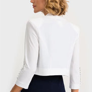 Silky Knit 3/4 Sleeve Bolero 940