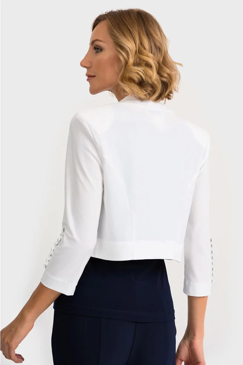 Silky Knit 3/4 Sleeve Bolero 940