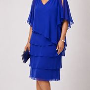 Chiffon Ruffled Layers Dress 1611