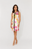 Floral Print V-Neck Dress 830