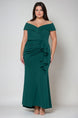 Long Off Shoulder Gown 788