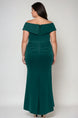 Long Off Shoulder Gown 788
