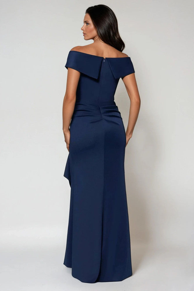 Long Off Shoulder Gown 788