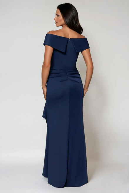 Long Off Shoulder Gown 788