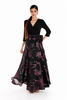 Woven Floral Embroidered Long Dress 674