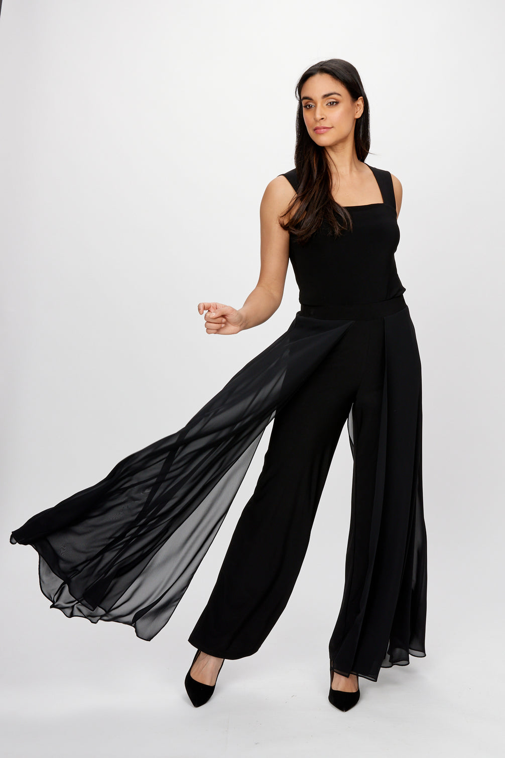 Wide Leg High Waisted Pants 658