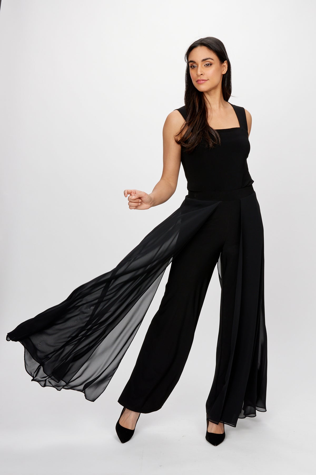 Wide Leg High Waisted Pants 658