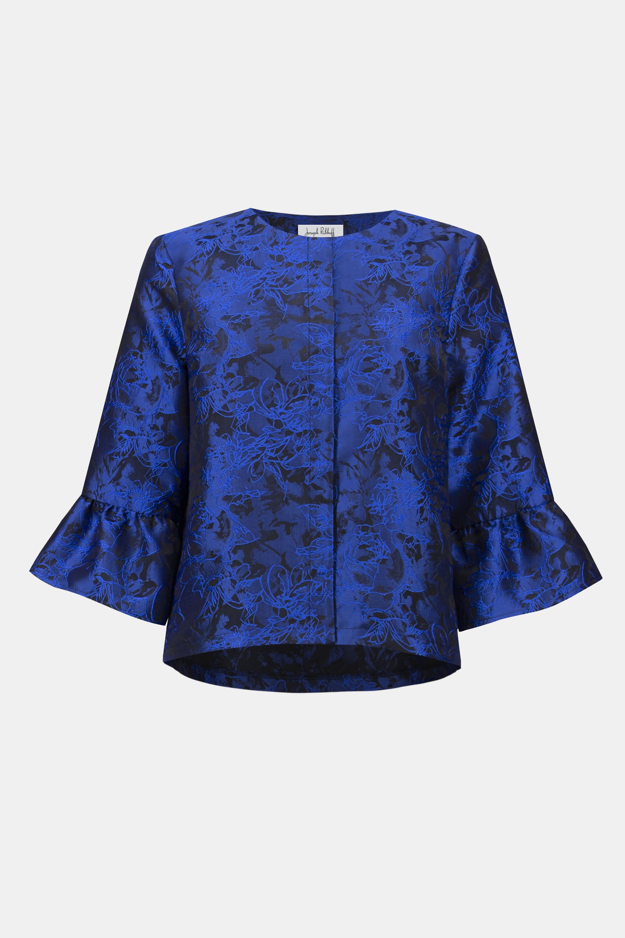 Floral Jacket With Flare Sleeves
