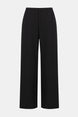 High-waisted Twill Wide-leg Trousers 689