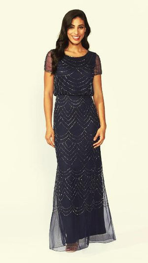 Long Beaded Dress 399