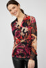 V-Neck Floral Top 663