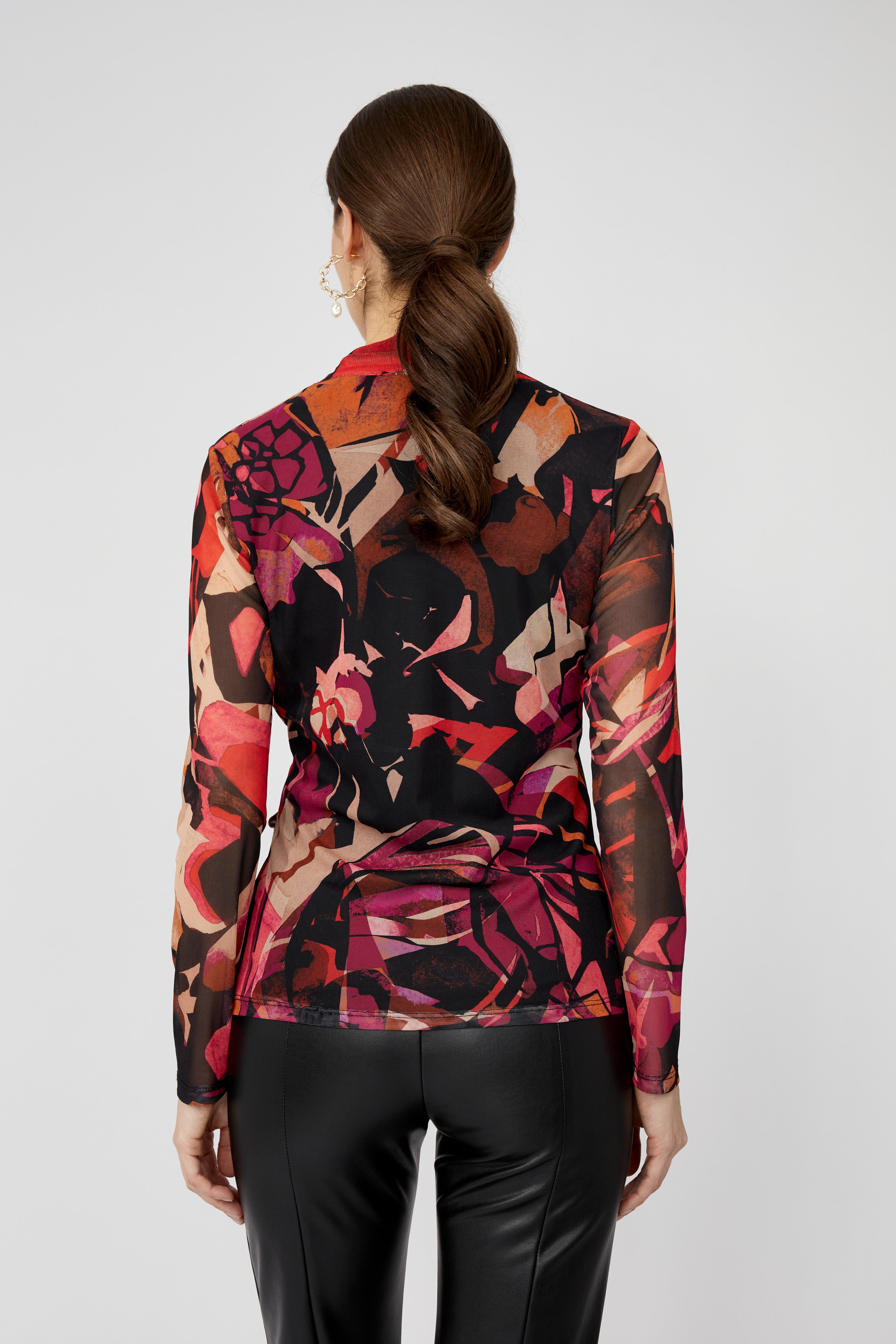 V-Neck Floral Top 663