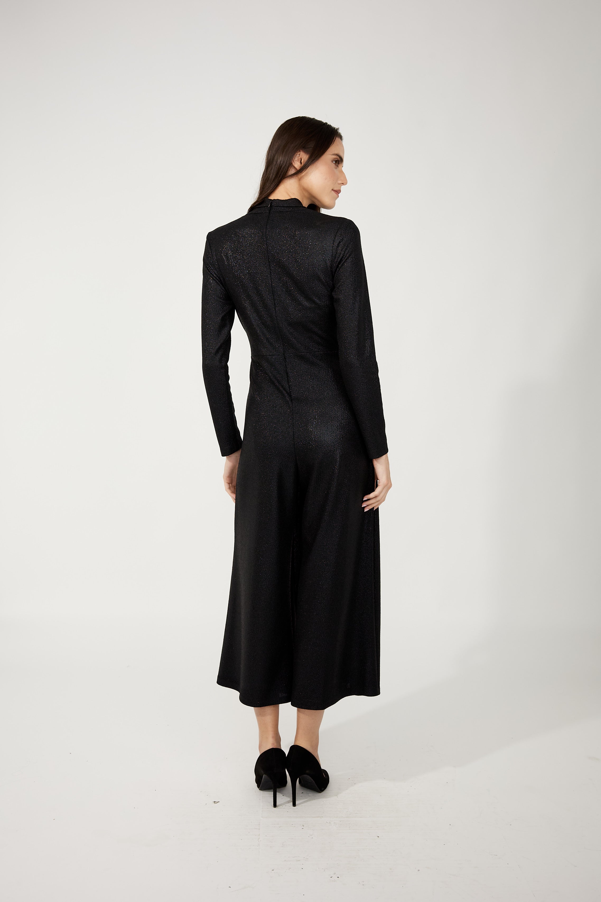 Formal Cross Over Style Jumpsuit