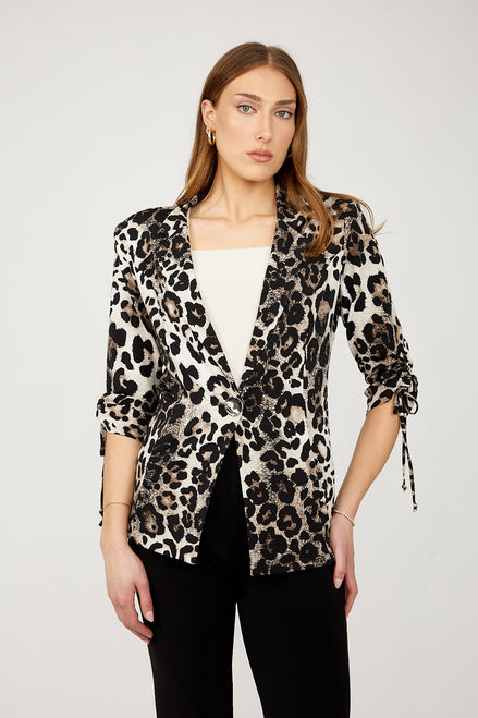 Leopard Print Casual Blazer