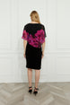 Floral Knee-length Shift Dress Style 766