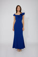 Formal Long Crepe Dress 793