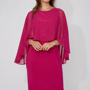 Pink Embellished Formal Dress 783