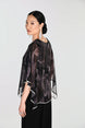 Elegant Floral V-neck Pullover 845