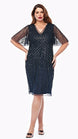 Beaded Stretch Sequinned Dress 706
