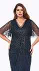 Beaded Stretch Sequinned Dress 706