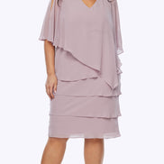 Chiffon Ruffled Layers Dress 1611