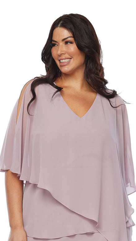 Chiffon Ruffled Layers Dress 1611