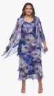 Chiffon Tier Layered Dress with Jacket 498