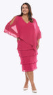Chiffon Ruffled Layers Dress 1611
