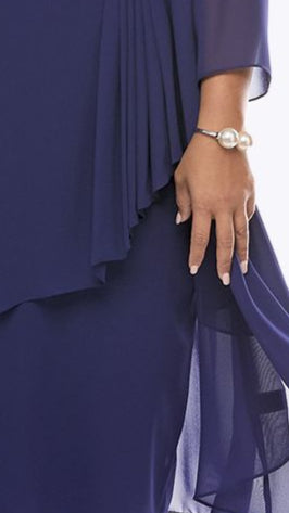 Chiffon Ruffled Layers Dress