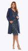 Embroidered Sequin Lace Dress with Stretch Crepe Jacket